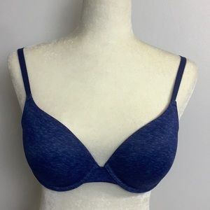 PINK Victoria’s Secret blue bra.  Sz 36C
